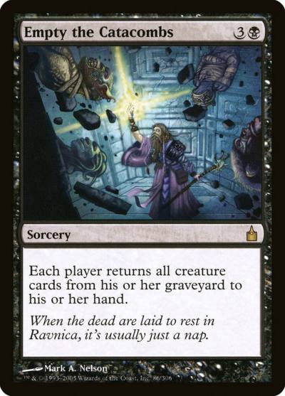 Empty the Catacombs RAV-86 Ravnica: City of Guilds Magic card