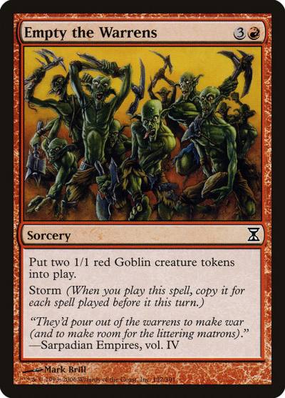 Empty the Warrens TSP-152 Time Spiral Magic card