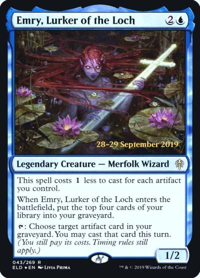 Emry, Lurker of the Loch PELD-43S Throne of Eldraine Promos Magic card
