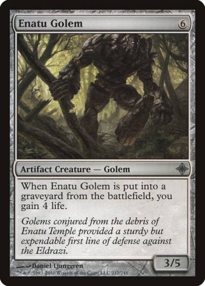 Enatu Golem ROE-217 Rise of the Eldrazi Magic card