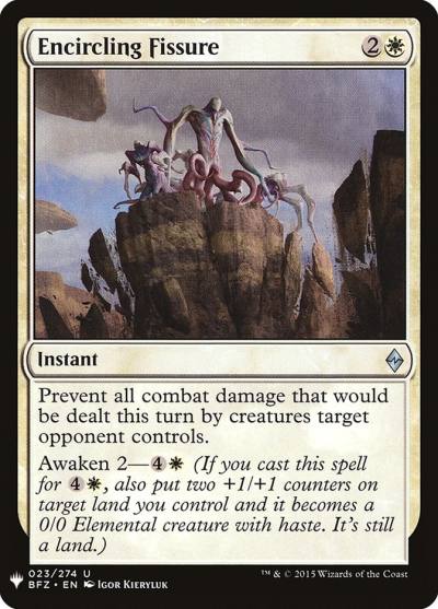 Encircling Fissure PLST-BFZ-23 The List Magic card