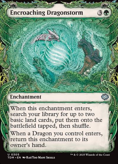 Encroaching Dragonstorm TDM-305 Tarkir: Dragonstorm Magic card