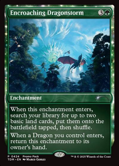 Encroaching Dragonstorm TDM-424 Tarkir: Dragonstorm Magic card