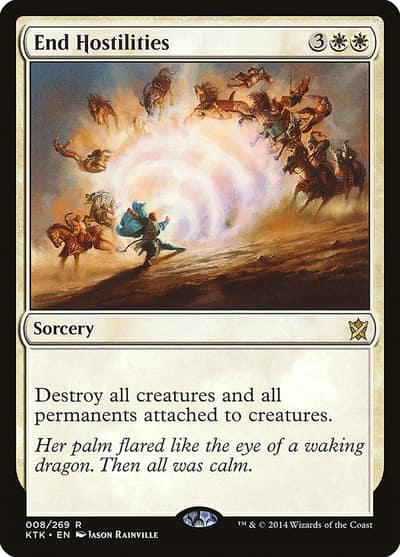 End Hostilities KTK-8 Khans of Tarkir Magic card