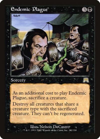 Endemic Plague ONS-142 Onslaught Magic card