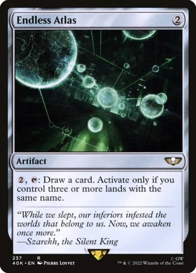 Endless Atlas 40K-237 Warhammer 40,000 Commander Magic card
