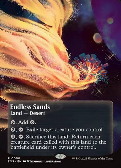 Endless Sands EOS-60 Edge of Eternities: Stellar Sights Magic card