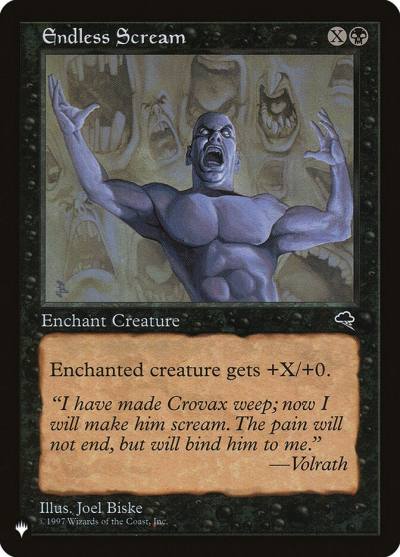 Endless Scream PLST-TMP-132 The List Magic card