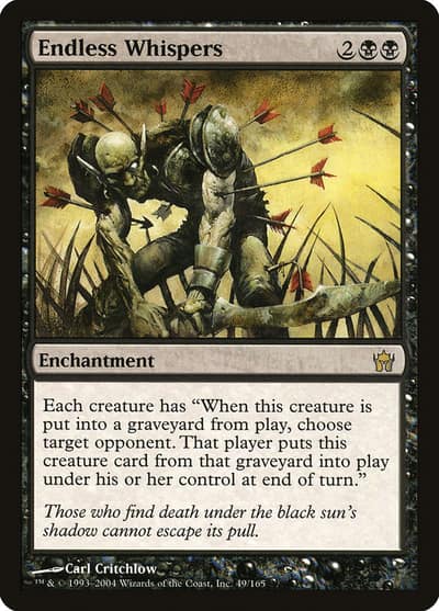 Endless Whispers 5DN-49 Fifth Dawn Magic card
