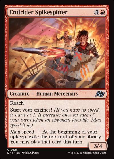 Endrider Spikespitter 125 Aetherdrift Magic card