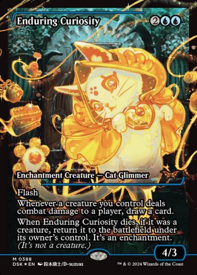 Enduring Curiosity DSK-388 Duskmourn: House of Horror Magic card