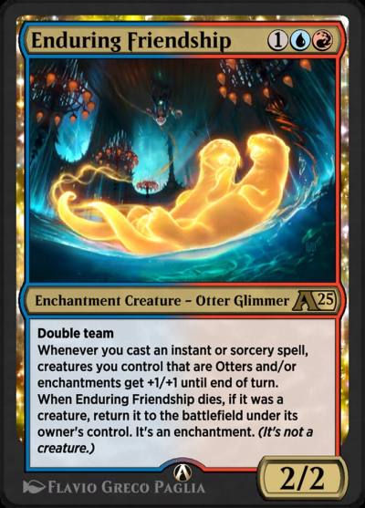 Enduring Friendship YDSK-20 Alchemy: Duskmourn Magic card