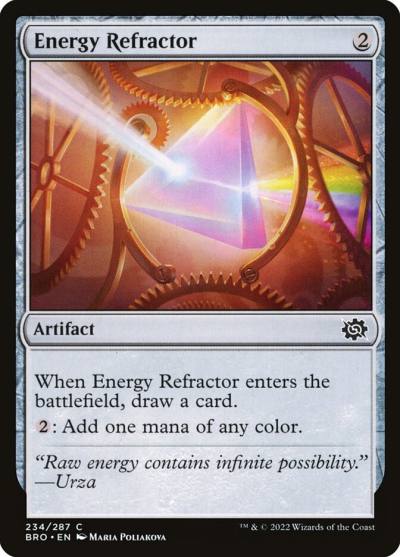 Energy Refractor BRO-234 The Brothers' War Magic card