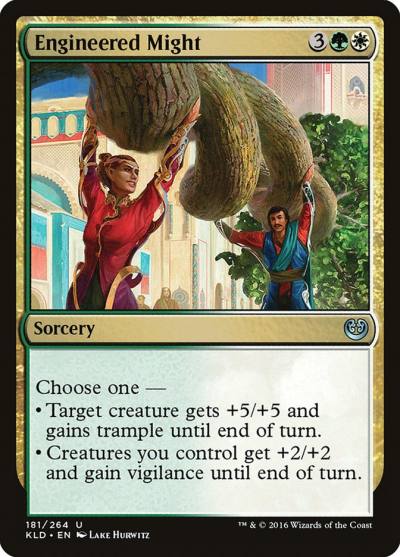 Engineered Might KLD-181 Kaladesh Magic card
