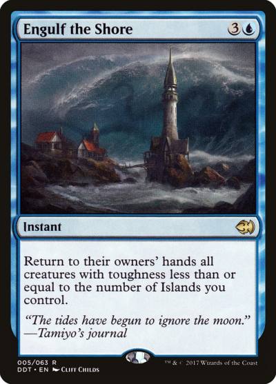 Engulf the Shore DDT-5 Duel Decks: Merfolk vs. Goblins Magic card