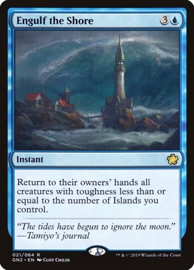 Engulf the Shore GN2-21 Game Night 2019 Magic card