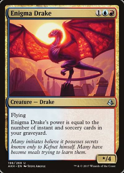 Enigma Drake AKH-198 Amonkhet Magic card