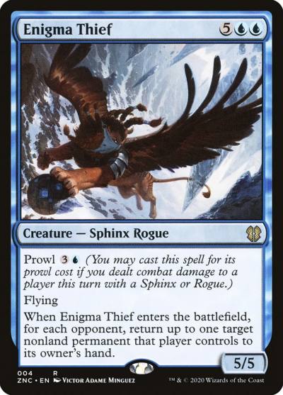 Enigma Thief 4 Zendikar Rising Commander Magic card
