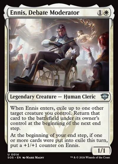 Ennis, Debate Moderator SOS-14 Secrets of Strixhaven Magic card