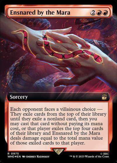 Ensnared by the Mara WHO-975 Doctor Who Magic card