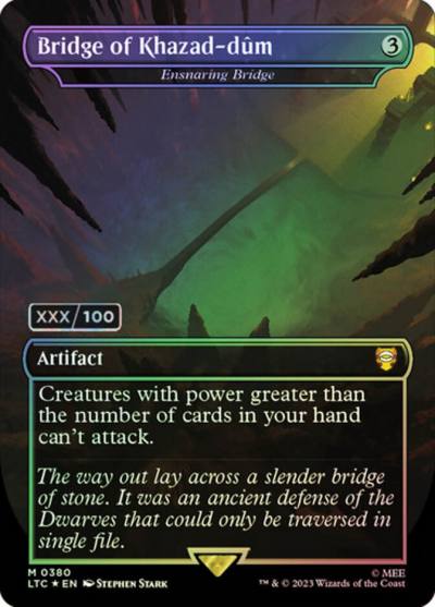Ensnaring Bridge LTC-380Z Tales of Middle-earth Commander Magic card