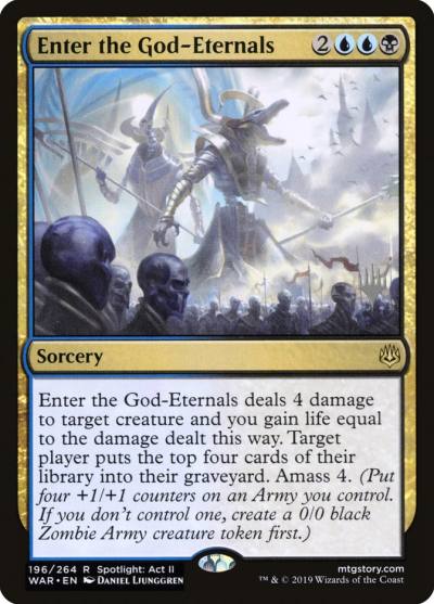 Enter the God-Eternals PWAR-196P War of the Spark Promos Magic card