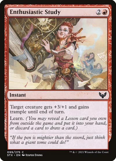 Enthusiastic Study STX-99 Strixhaven: School of Mages Magic card