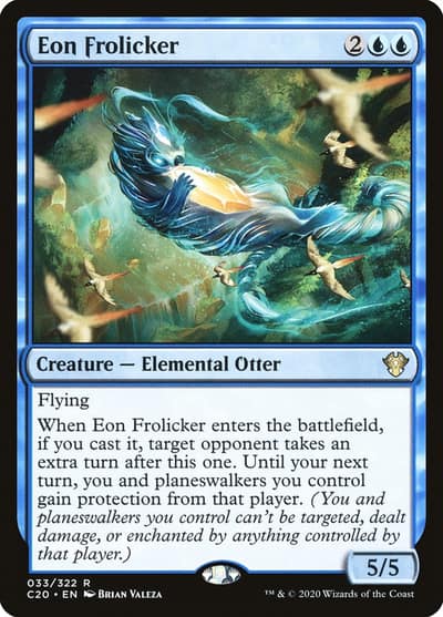 Eon Frolicker 33 Commander 2020 Magic card