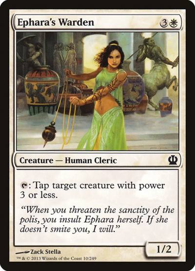 Ephara's Warden THS-10 Theros Magic card