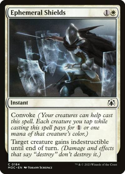 Ephemeral Shields MOC-184 March of the Machine Commander Magic card