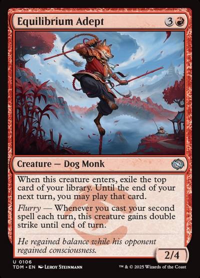 Equilibrium Adept TDM-106 Tarkir: Dragonstorm Magic card