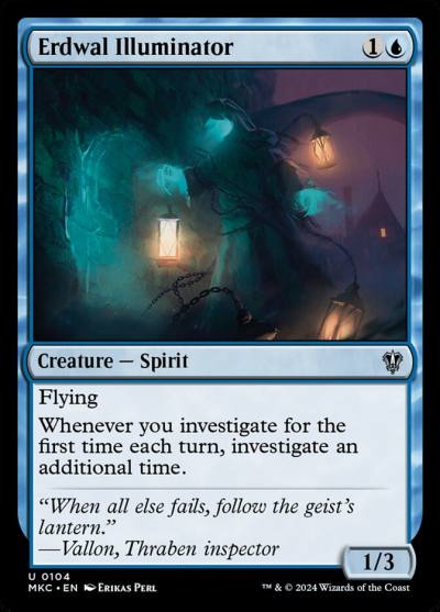Erdwal Illuminator MKC-104 Murders at Karlov Manor Commander Magic card