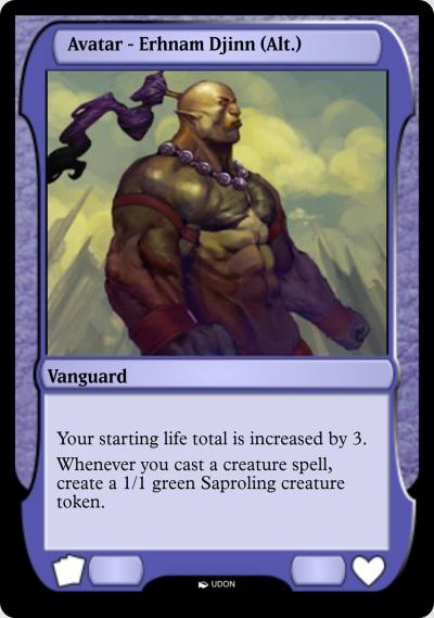 Erhnam Djinn Avatar PMOA-27 Magic Online Avatars Magic card