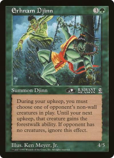 Erhnam Djinn OLEP-8 Oversized League Prizes Magic card