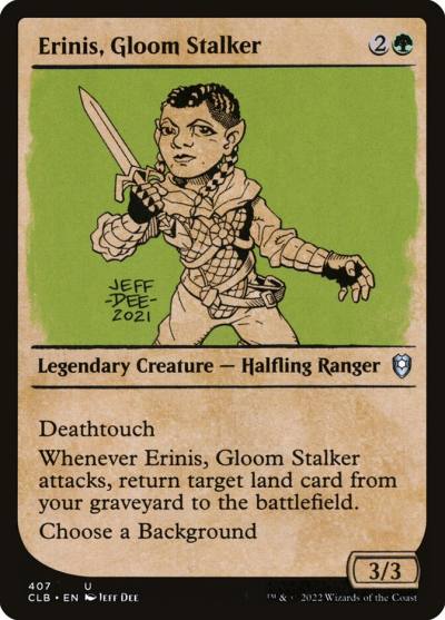 Erinis, Gloom Stalker CLB-407 Commander Legends: Battle for Baldur's Gate Magic card