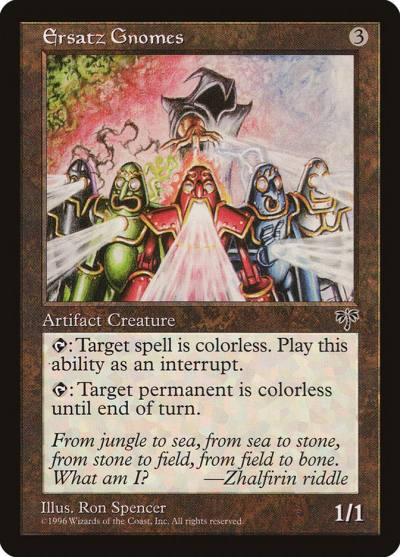 Ersatz Gnomes MIR-301 Mirage Magic card