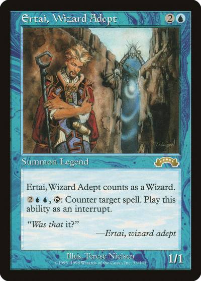 Ertai, Wizard Adept EXO-33 Exodus Magic card