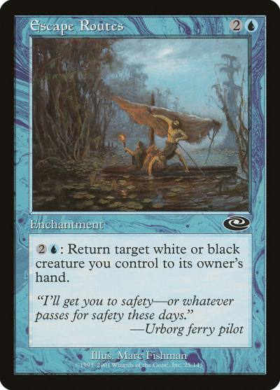 Escape Routes PLS-25 Planeshift Magic card