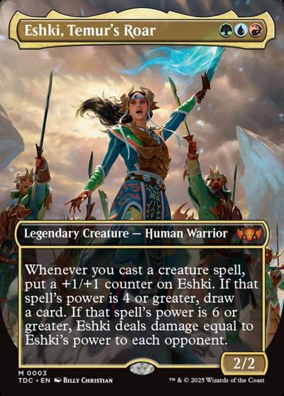 Eshki, Temur's Roar 3 Tarkir: Dragonstorm Commander Magic card