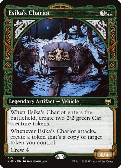 Esika's Chariot KHM-315 Kaldheim Magic card