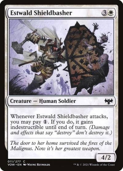 Estwald Shieldbasher VOW-11 Innistrad: Crimson Vow Magic card