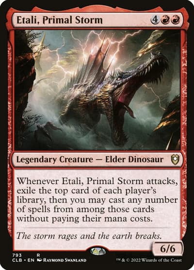 Etali, Primal Storm CLB-793 Commander Legends: Battle for Baldur's Gate Magic card