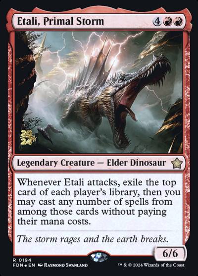 Etali, Primal Storm PFDN-194S Foundations Promos Magic card