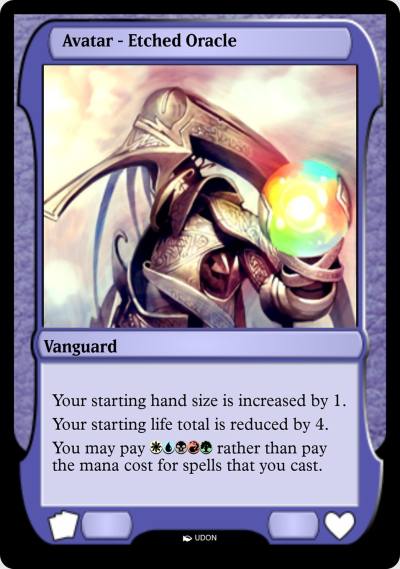 Etched Oracle Avatar PMOA-44 Magic Online Avatars Magic card