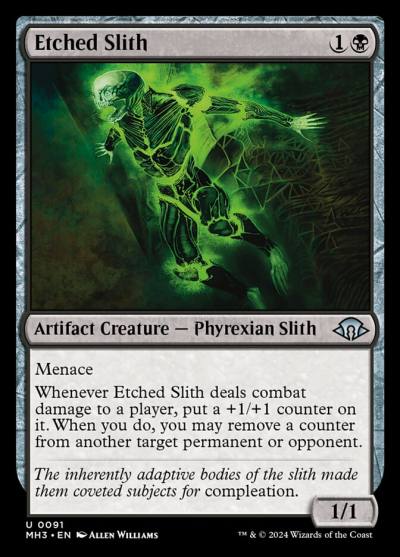 Etched Slith 91 Modern Horizons 3 Magic card