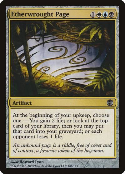 Etherwrought Page ARB-108 Alara Reborn Magic card