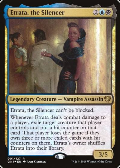 Etrata, the Silencer GK1-1 GRN Guild Kit Magic card