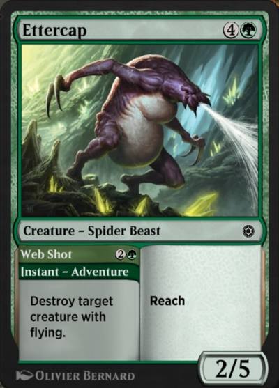 Ettercap // Web Shot HBG-211 Alchemy Horizons: Baldur's Gate Magic card