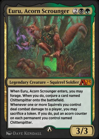 Euru, Acorn Scrounger YBLB-24 Alchemy: Bloomburrow Magic card