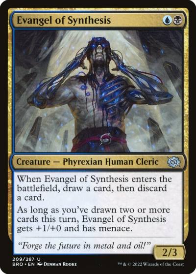 Evangel of Synthesis BRO-209 The Brothers' War Magic card